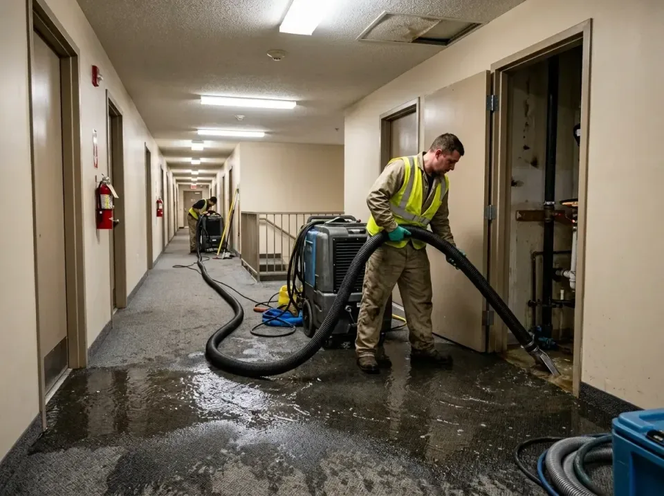 multi-unit-apartment-hallway-f-005 — frequently asked questions, Emergency Burst Pipe Water Extraction & Removal in River He…